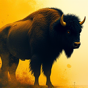 Buffaloes Charge