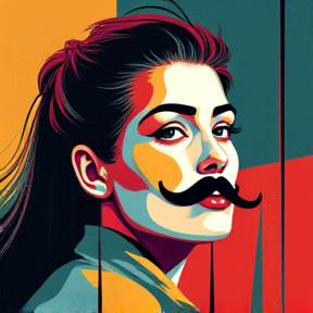 The Lady with the Mustache