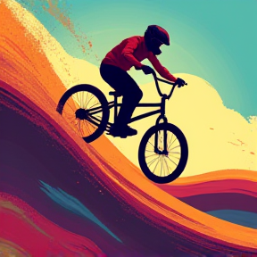 BMX Track Dirt Race