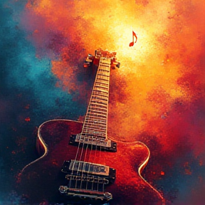 Make a relaxing and deep music with melody guitar and and other 