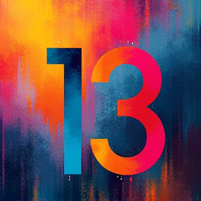 13°