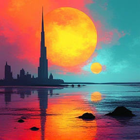 Dubai Im Sonnenlicht