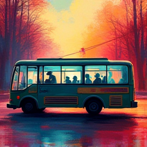 the bus