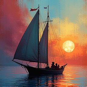 Sailing to the Mystic Land