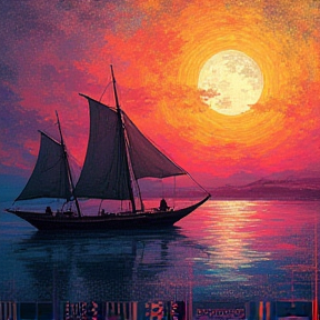 Sailing to the Mystic Land