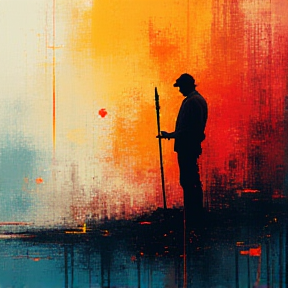 Lonely painter