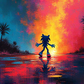 sonic and the dancing man