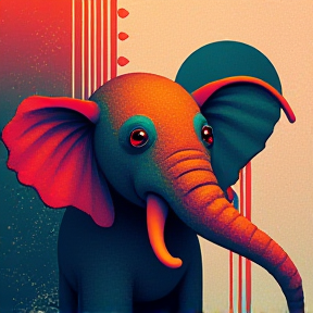 Pop Lamp Olifant