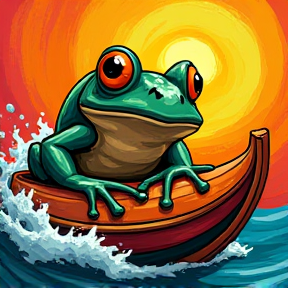 Frogs on a Speedboat