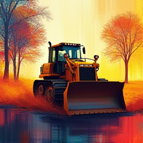 Little Boy and the Komatsu