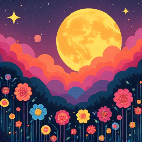 Flowers on the Moon