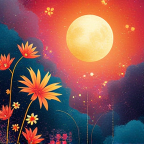 Flowers on the Moon