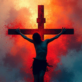 Blood on the cross 