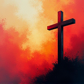 Blood on the cross 