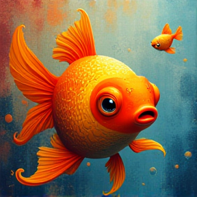 Little gold fish