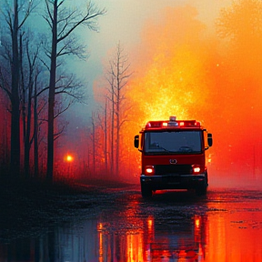 Fröhliche Hymne über die Feuerwehr Meschenbach