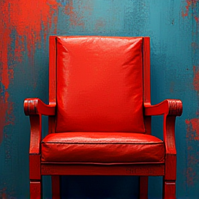 Big Back Red Chair