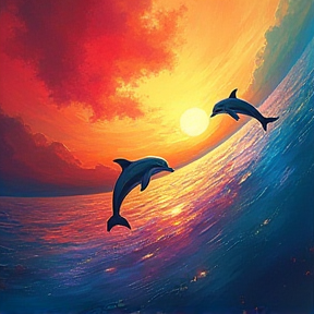 Dolphins of Light