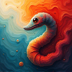 Worm in the Cosmos