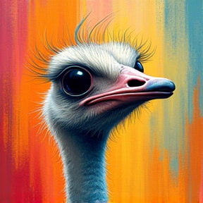 Thomas the Ostrich Loves to Run