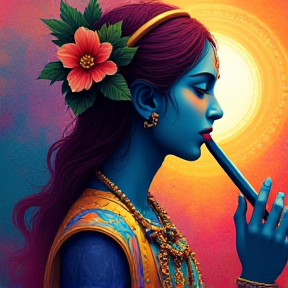 Eternal Melody of Krishna's Flute