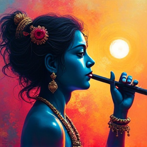 Eternal Melody of Krishna's Flute