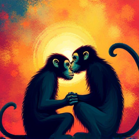 Monkeys in love