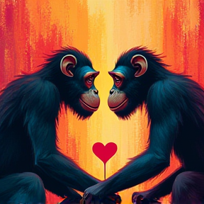 Monkeys in love