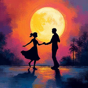 dancing on moon light