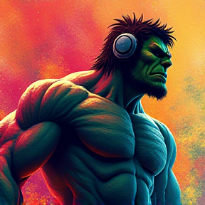 Hulk with beats