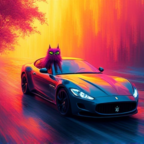 monster in a maserati