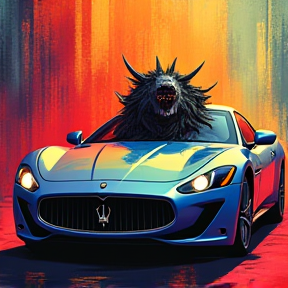 monster in a maserati