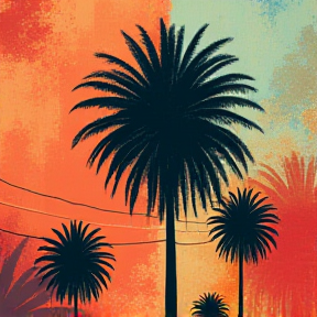 Palmtrees and Powerlines