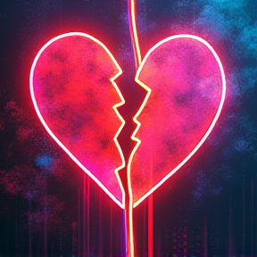 Broken hearts and neon lights