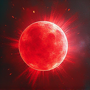 Red Glowing Ball