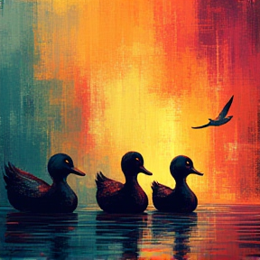 Five ducks