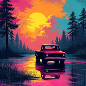 Summer Nights in the Pink Swamp