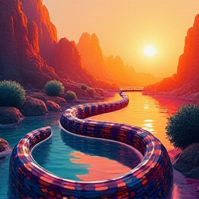 Love Desert Water Snakes