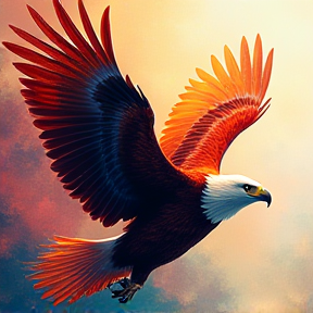 Soaring Free with the Eagle