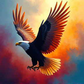 Soaring Free with the Eagle