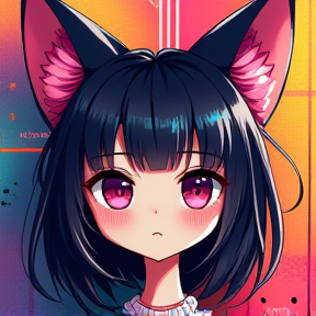 Digital neko girl