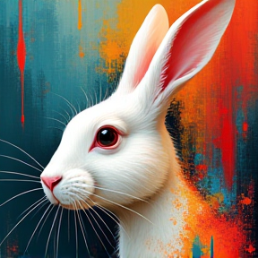 The white rabbit 