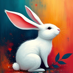 The white rabbit 