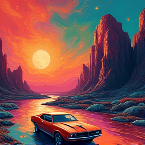 Classic Cars on Mars