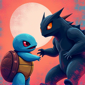 Squirtle vs Gengar