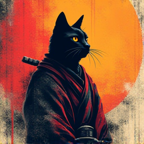 samurai cat