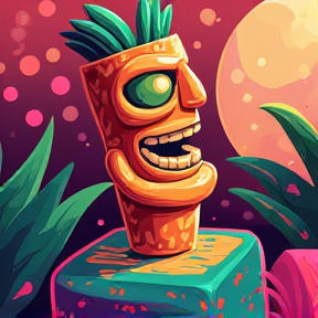 Tiki Time Toy Bar