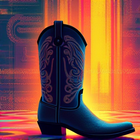 Glowing Pastry in Cowboy Boots