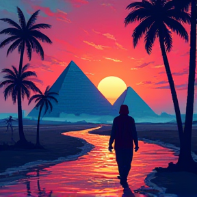 Pyramid Night Walk