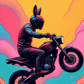 Sugar Bunny Biker